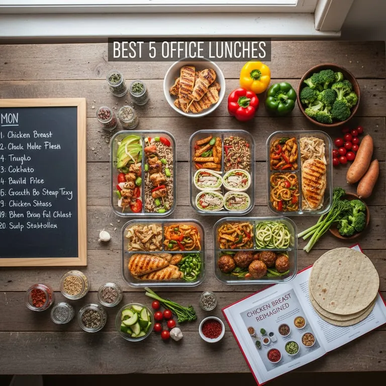 일주일 다이어트 식단표 짜기, 닭가슴살 질리지 않게 먹는 레시피와 직장인 점심 도시락 메뉴 추천 BEST 5