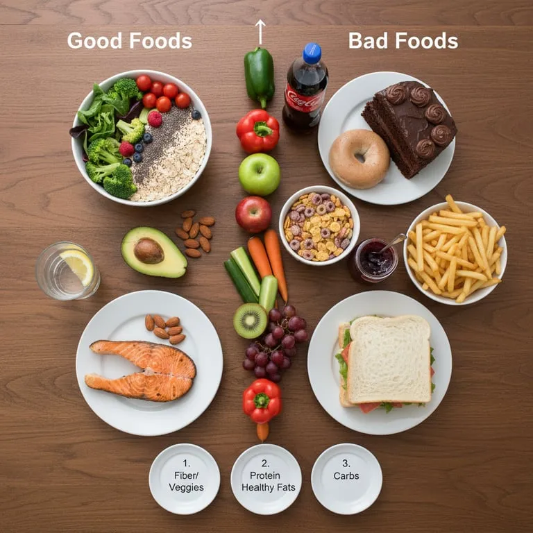 당뇨에 좋은 음식과 나쁜 음식 리스트, 혈당 스파이크 막는 식사 순서와 GI지수 낮은 과일 야채 섭취 가이드