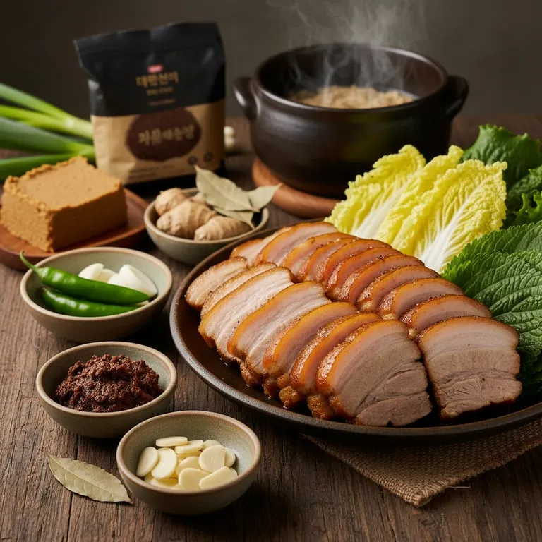 수육 맛있게 삶는 법 돼지 잡내 없애는 재료, 쌍화탕 콜라 없이 된장과 커피로 부드러운 보쌈 고기 만드는 팁